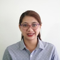 Thumb photo with white background